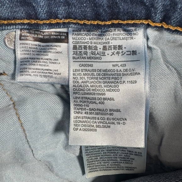 Levis Jeans Mens 40x30 Blue 541 Straight Leg Medium Wash - Picture 4 of 13